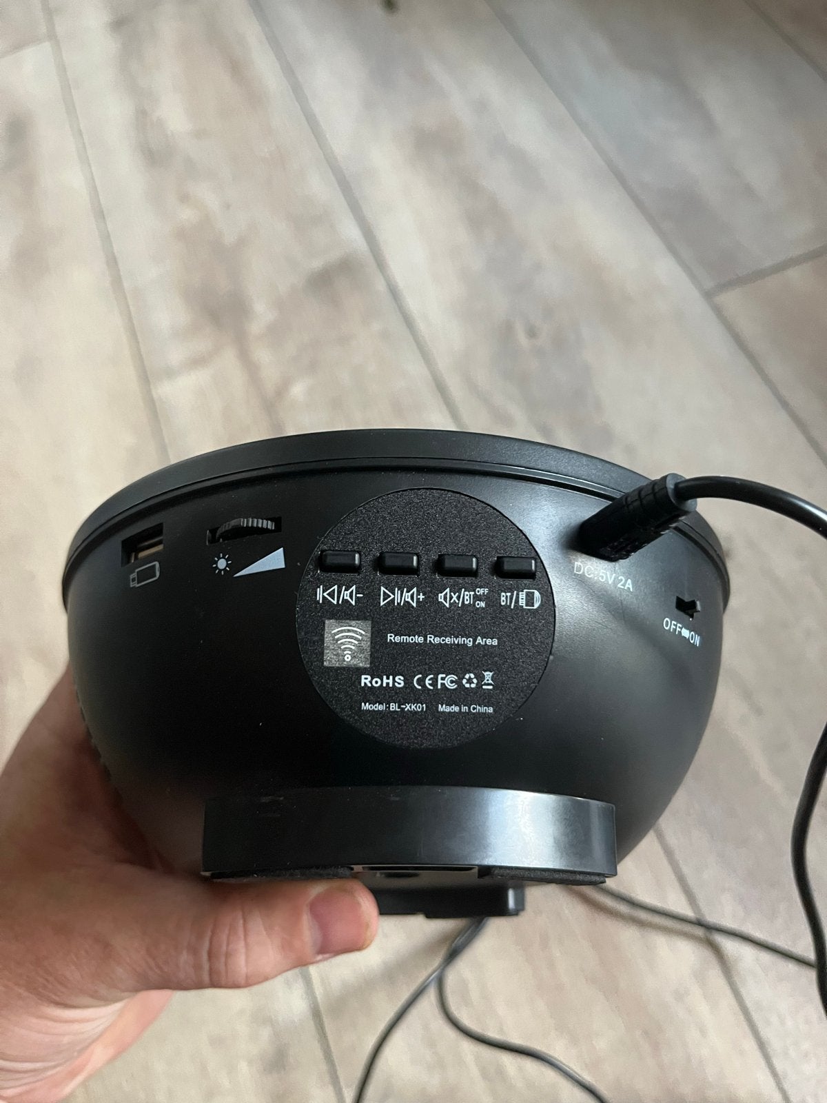 Sterrenhemel Projector met Bluetooth Speaker, Overige merken, Met afstandsbediening, Kunststof, Zwart