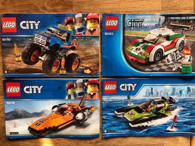 lego 4x City, City, Lego, Ophalen of Verzenden, Zo goed als nieuw