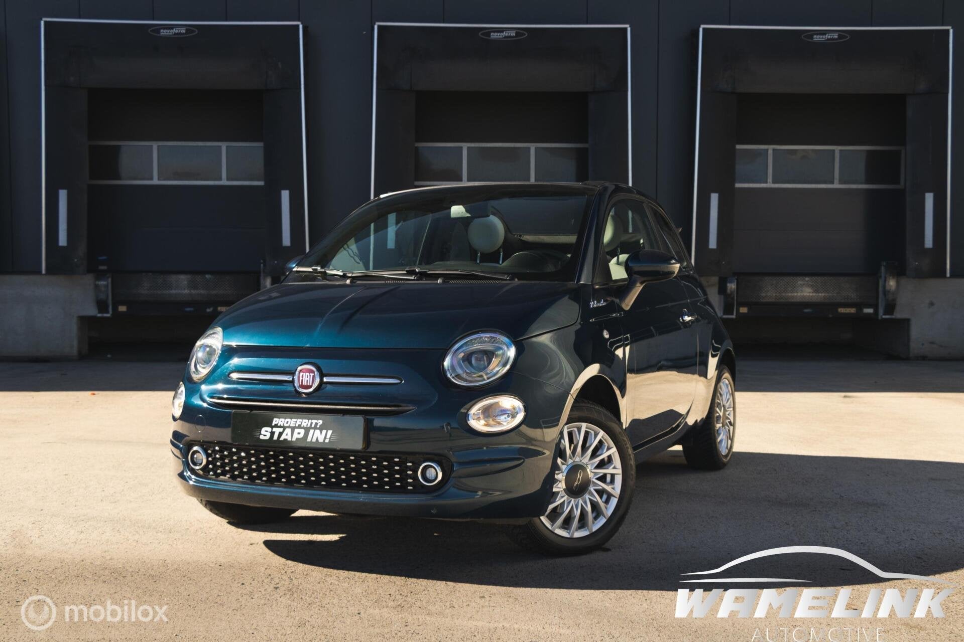 Fiat 500 1.0 Hybrid Dolcevita Cabrio, Voorwielaandrijving, Euro 6, Leder, Handgeschakeld