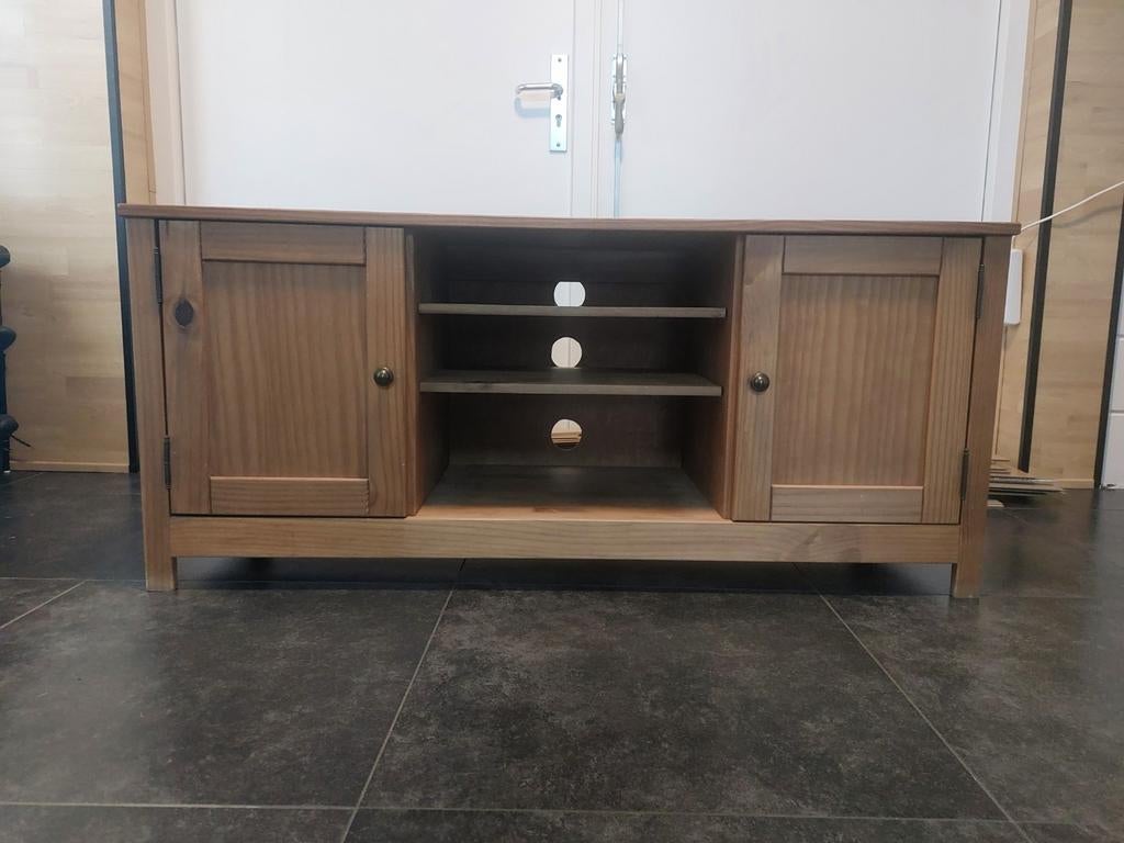 TV kast hout 60cm hoog, Ophalen, Gebruikt, 100 tot 150 cm, Minder dan 100 cm