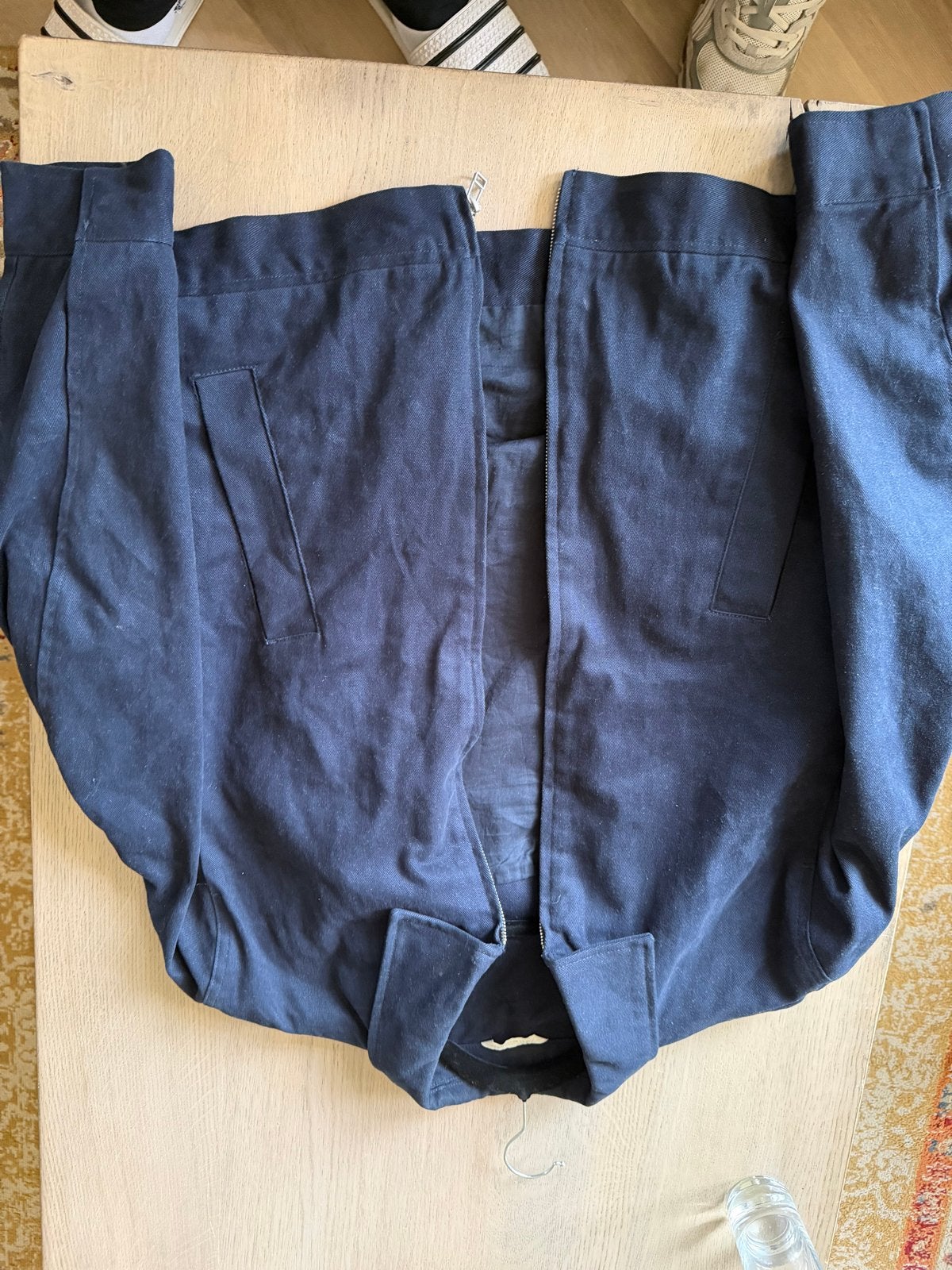 Zara heren jas maat L, Kleding | Heren, Jassen | Zomer, Ophalen, Zo goed als nieuw, Maat 52/54 (L), Blauw
