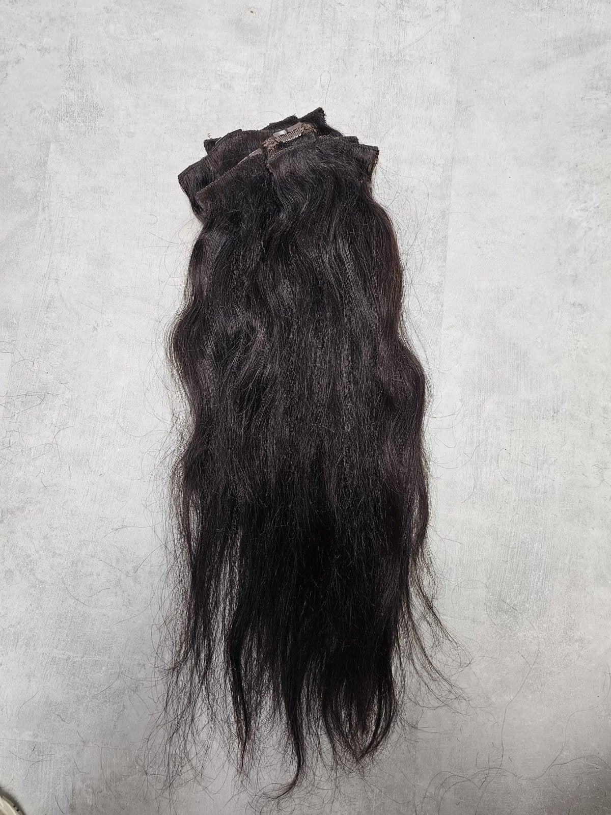 Hairextensions echt haar haarverlenging, Ophalen of Verzenden, Zo goed als nieuw, Pruik of Haarverlenging