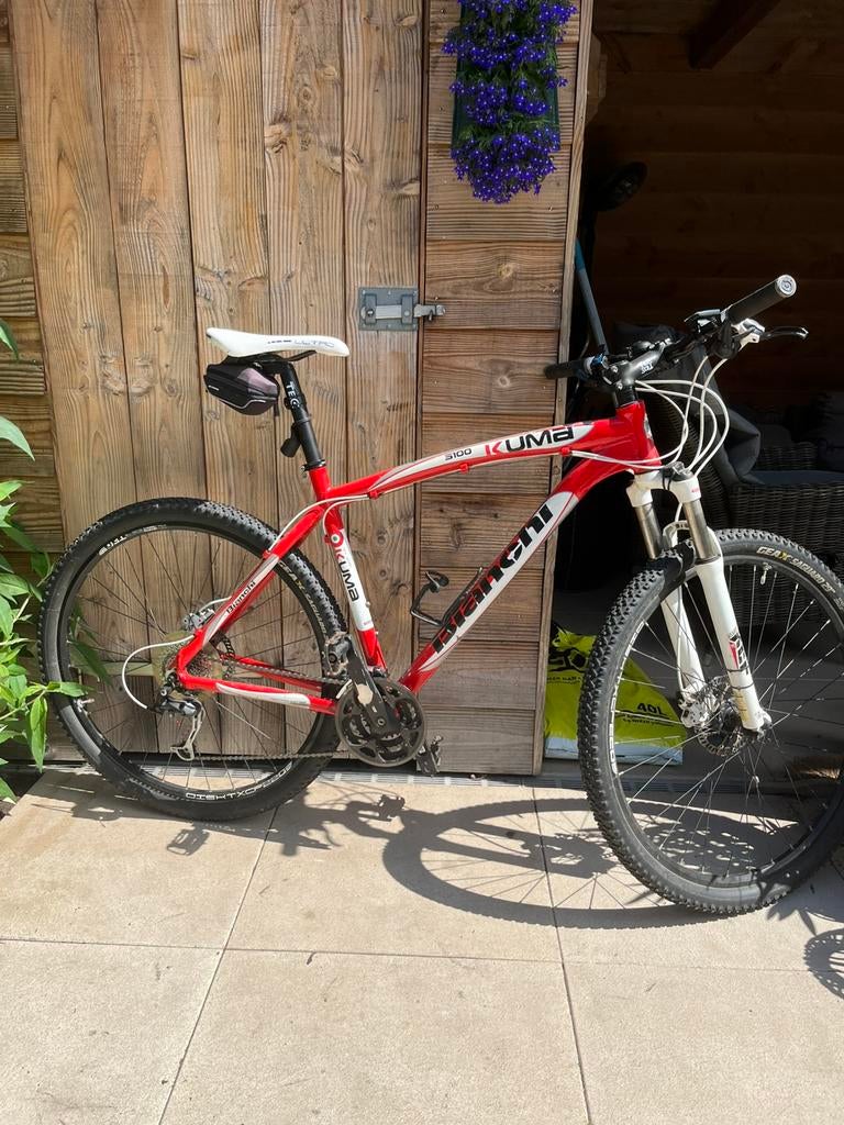 Bianchi 29 inch moutainbike, Fietsen en Brommers, Gebruikt, Vering, 10 tot 15 versnellingen, Overige maten