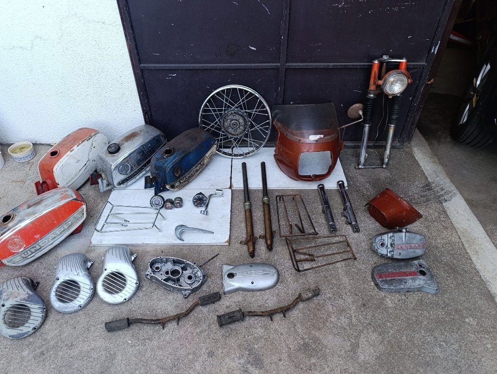 Very parts zündapp 517, 529, 530, original, Ophalen of Verzenden, Zo goed als nieuw, Overige typen