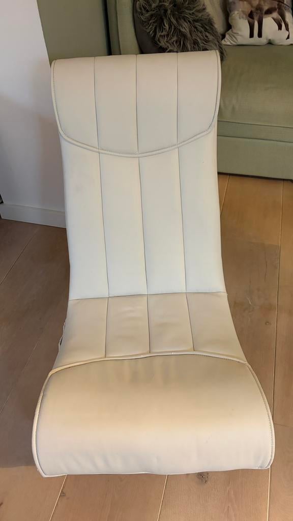 Gaming chair wit, Ophalen, Zo goed als nieuw, Wit, Eén