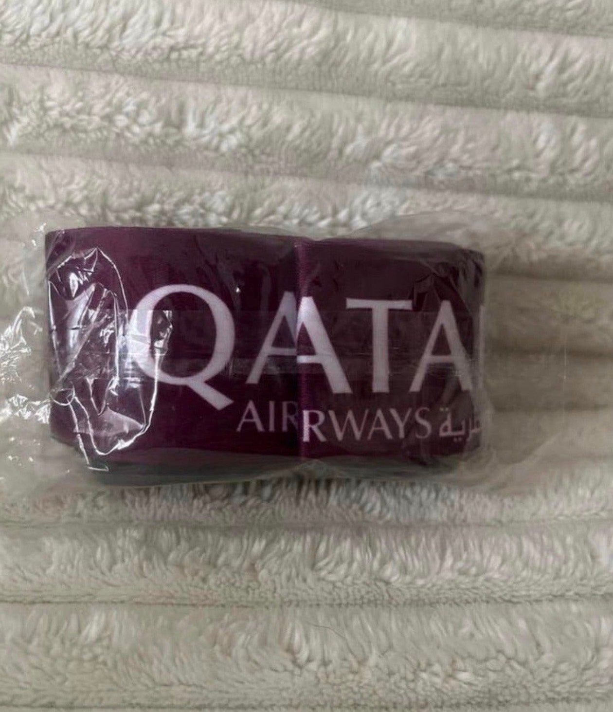 Nieuwe Qatar Airways kofferband - Veilig & Herkenbaar, Ophalen of Verzenden, Nieuw, Paars
