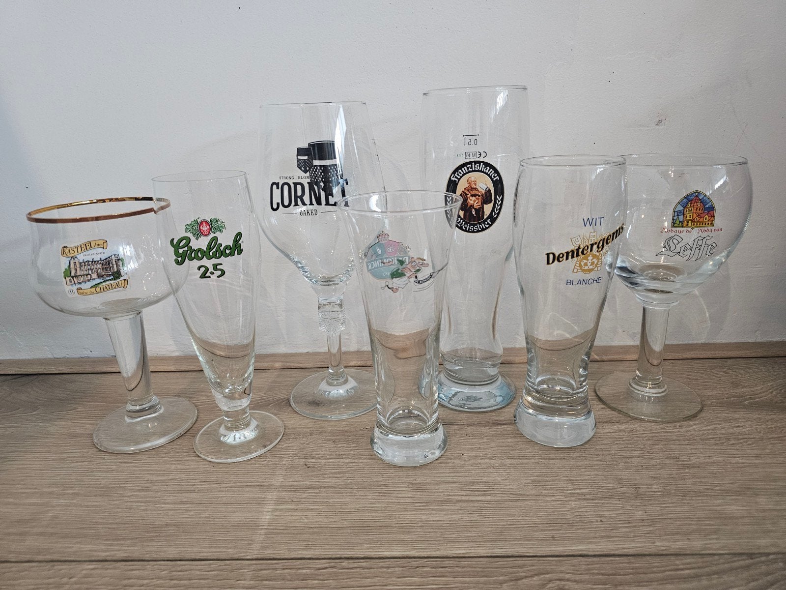 Verschillende soorten bierglazen  - Nieuw!, Verzamelen, Ophalen, Nieuw, Glas of Glazen