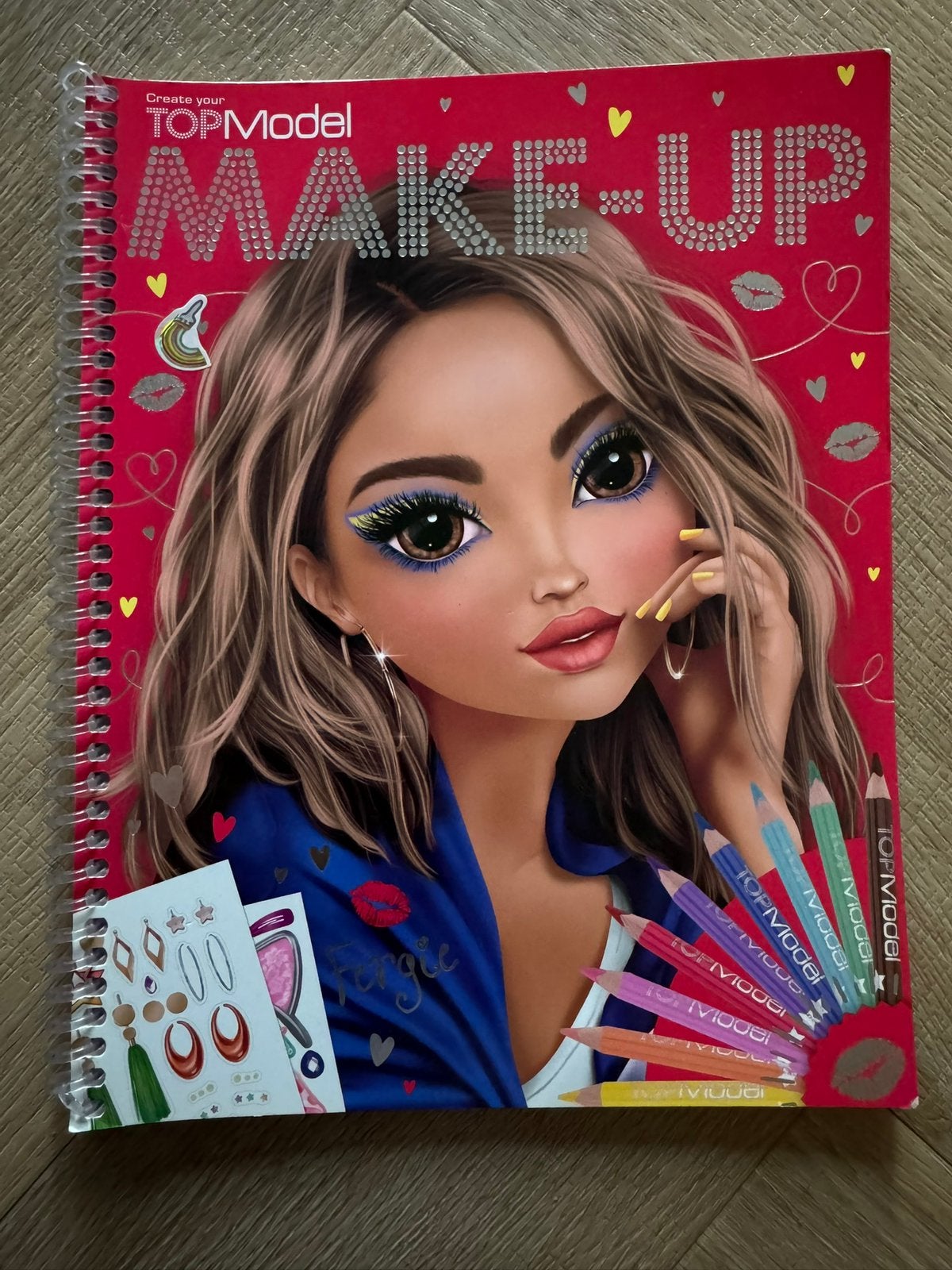 Topmodel Make-up tekenboek, Ophalen of Verzenden, Zo goed als nieuw, Papier, Schets- of Tekenboek