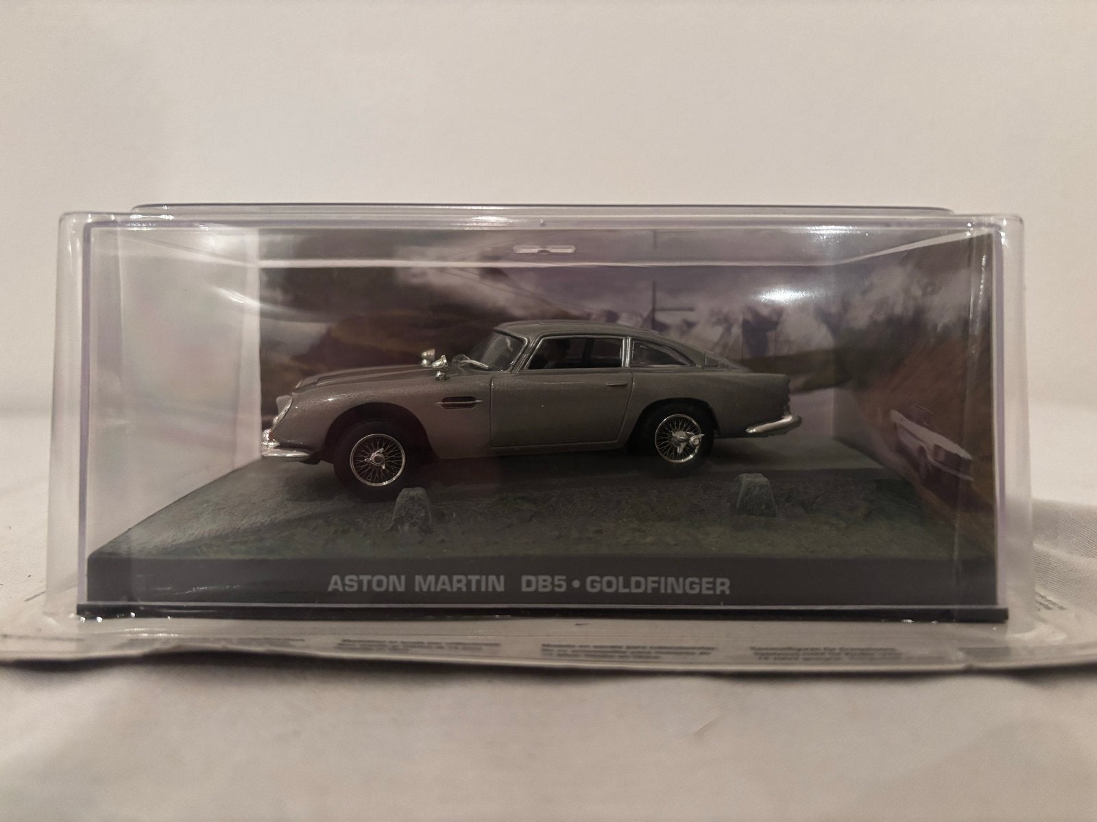 Aston Martin DB5 Goldfinger schaalmodel, Hobby en Vrije tijd, Modelauto's | 1:43, Ophalen of Verzenden, Nieuw, Auto, Overige merken