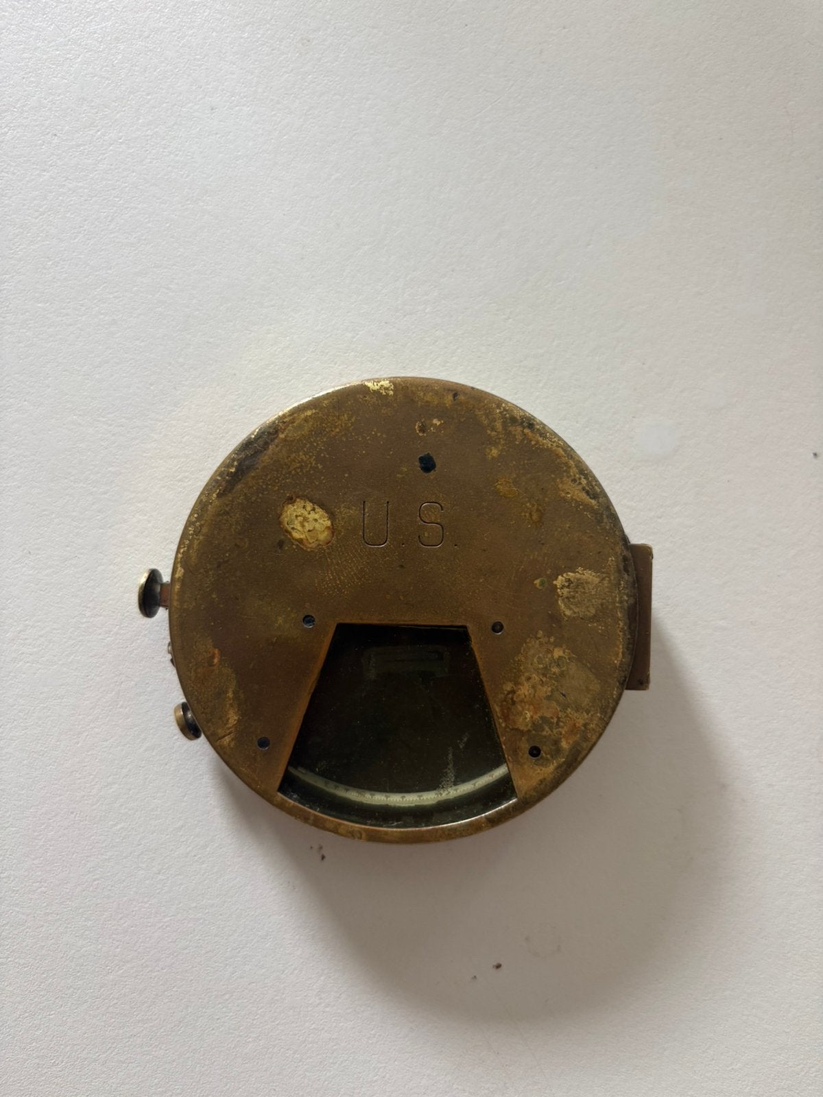 Clinometer vintage 1948 U.S. met authetieke hoes, Ophalen of Verzenden, Zo goed als nieuw, Overige materialen