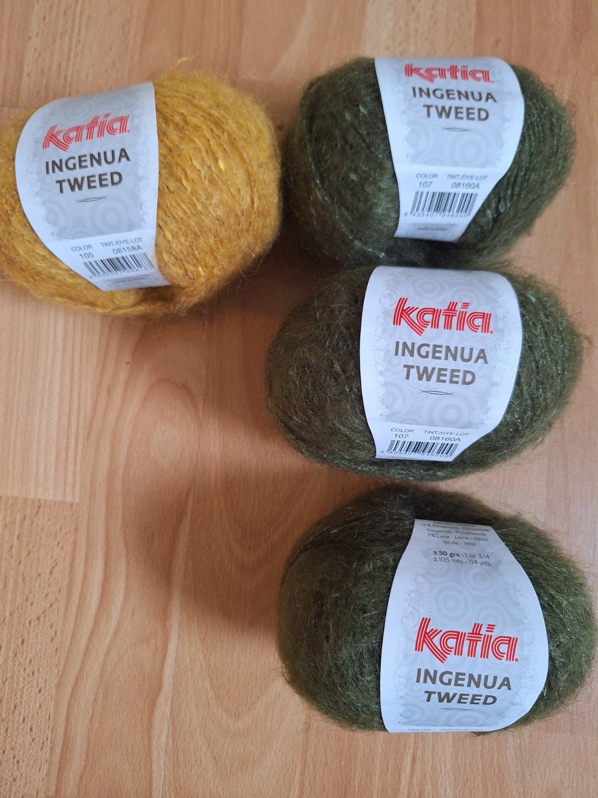 Katia Ingenua Tweed, Verzenden, Nieuw, Breien of Haken, Wol of Garen