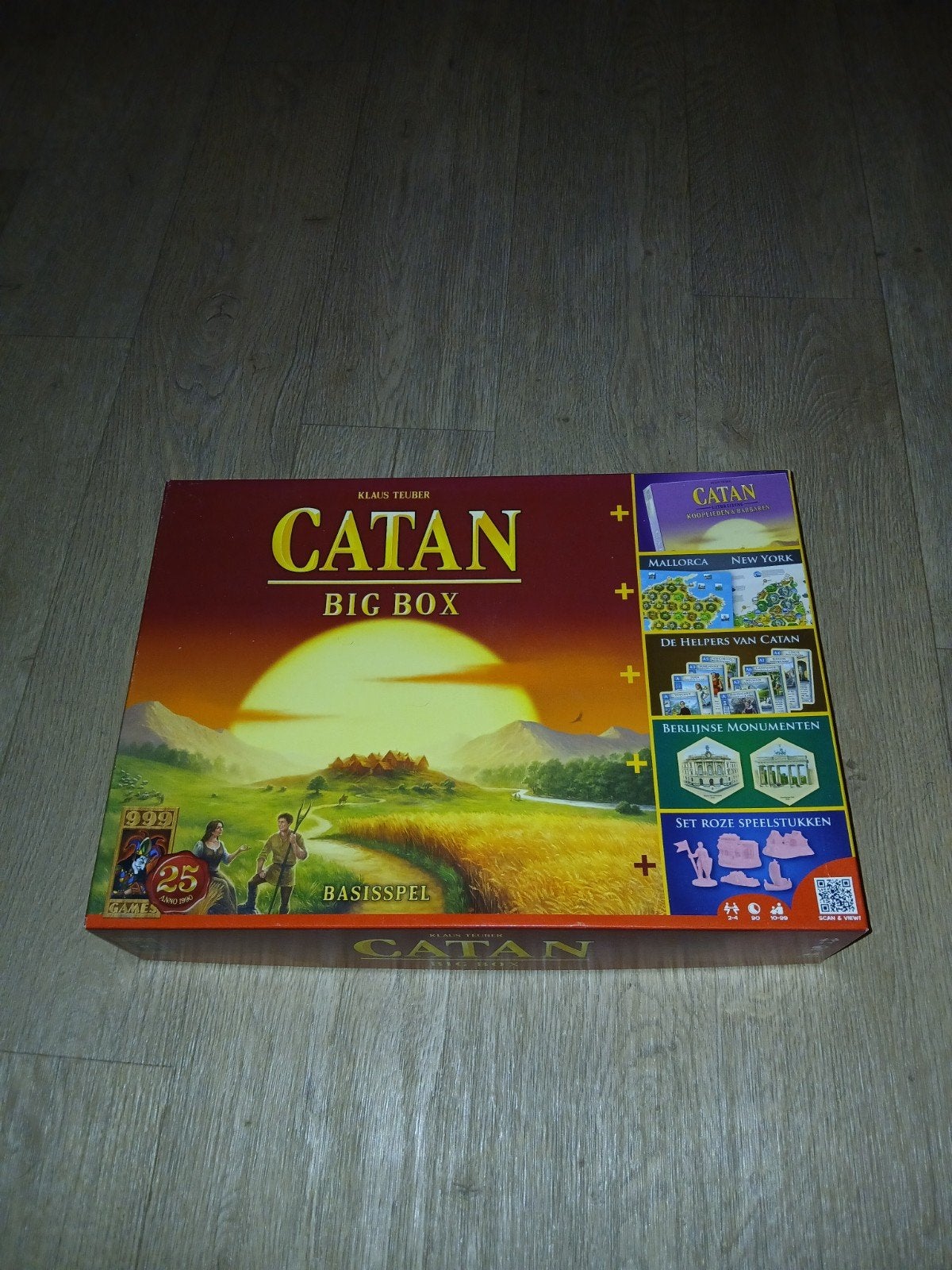Kolonisten van Catan Big Box 2015 25jr Basisspel Kooplieden, Ophalen of Verzenden
