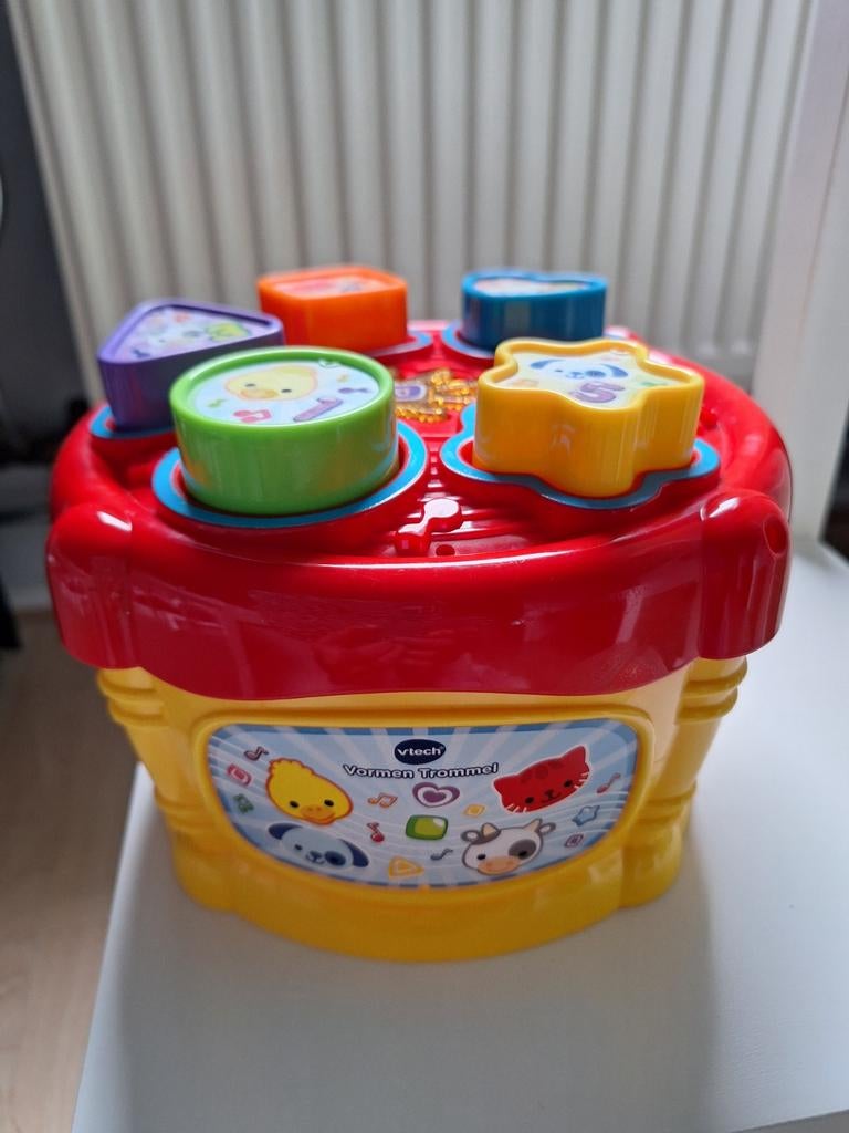 Vtech vormenstoof/trommel met geluid., Ophalen of Verzenden, Zo goed als nieuw, 6 maanden tot 2 jaar