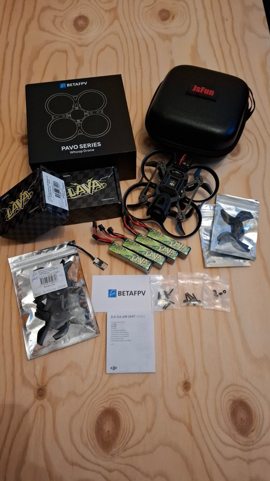 Betafpv Pavo 20 Pro II met case, accu's en extra's Elrs/DJI, Ophalen of Verzenden, Zo goed als nieuw, Professionele drone, 1 tot 5 kilometer