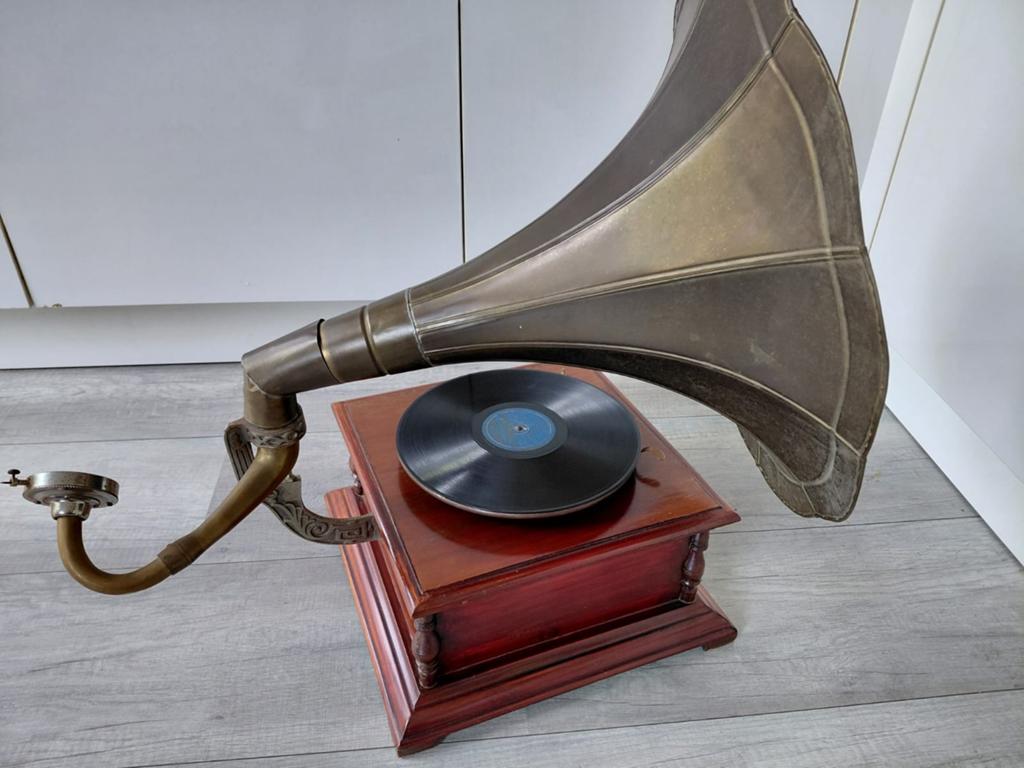 Grammofoon met Hoorn, His Masters Voice, Ophalen