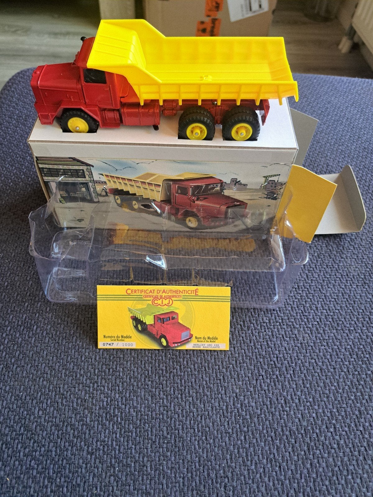 Norev model berliet gbo 6x6 benne carriere in ovp, Frankrijk, Norev, Norev, Zo goed als nieuw