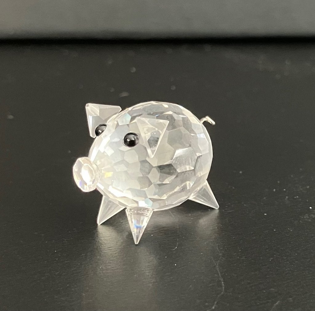 Swarovski mini Varken, Ophalen of Verzenden, Zo goed als nieuw, Figuurtje