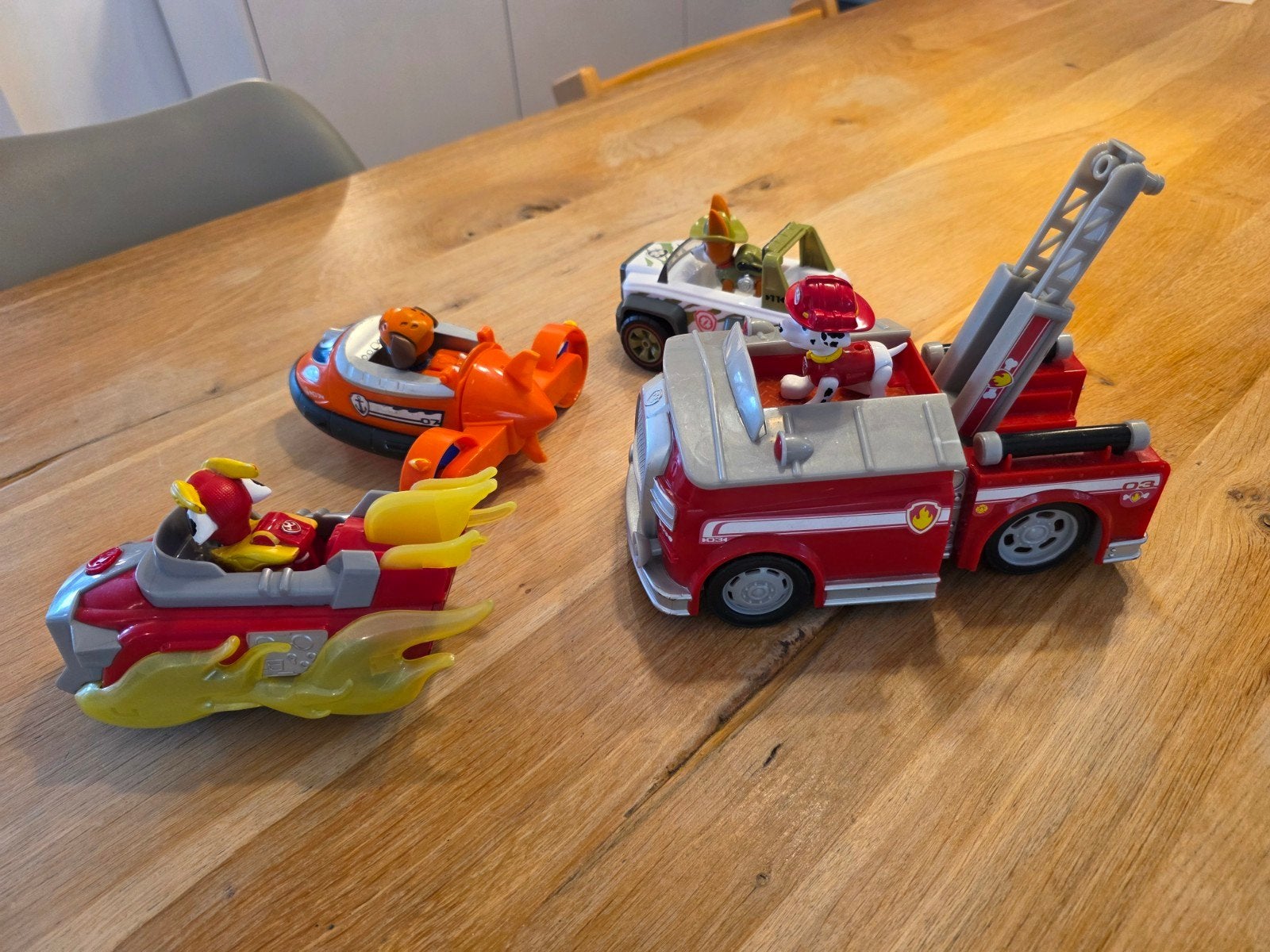Paw Patrol Marshall auto's met licht en geluid, Ophalen of Verzenden, Gebruikt