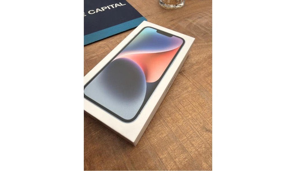 iPhone 14 met doos, Telecommunicatie, Mobiele telefoons | Apple iPhone, 128 GB, 86 %, Blauw, Ophalen of Verzenden