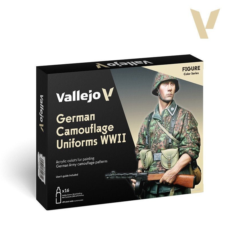 70261 Vallejo German Camouflage Uniforms WWII (16), Met verf, Vallejo, Ophalen of Verzenden, Barcelona
