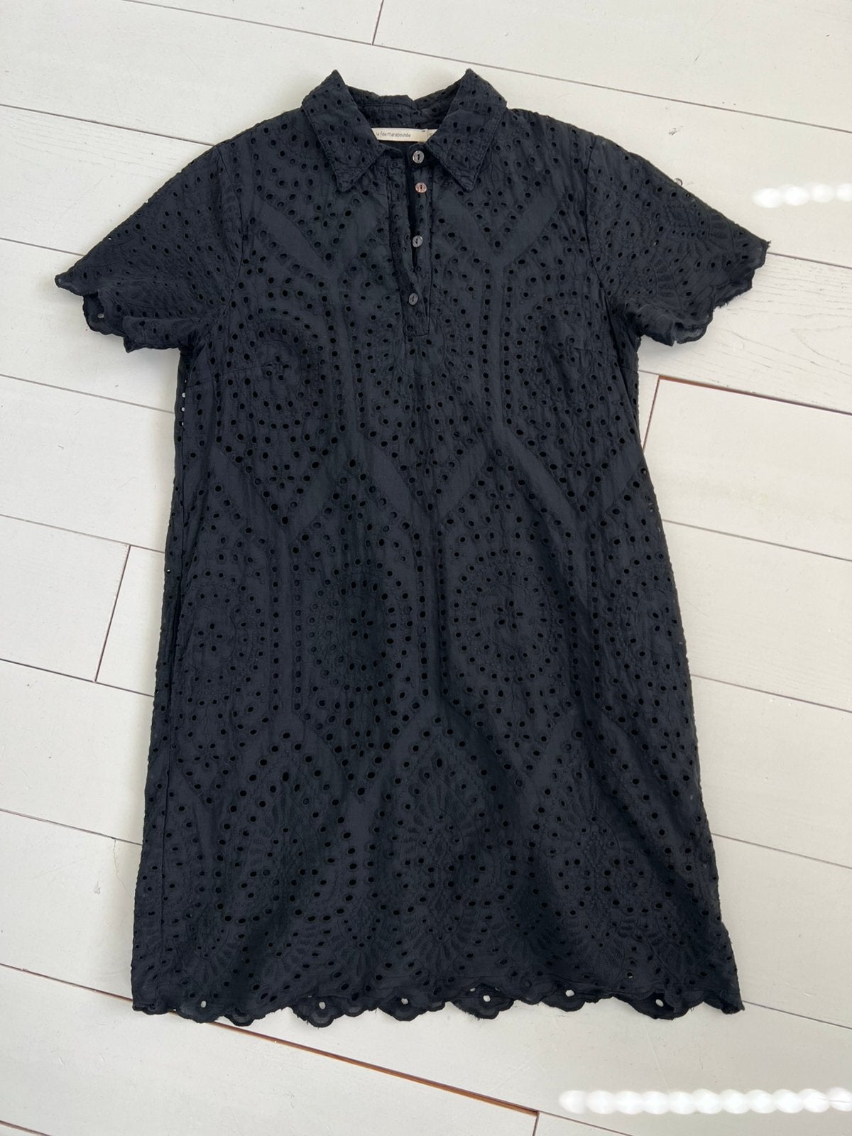 La Fee Maraboutee broderie jurkje, Kleding | Dames, Zwart, Ophalen of Verzenden, Zo goed als nieuw, Maat 36 (S)