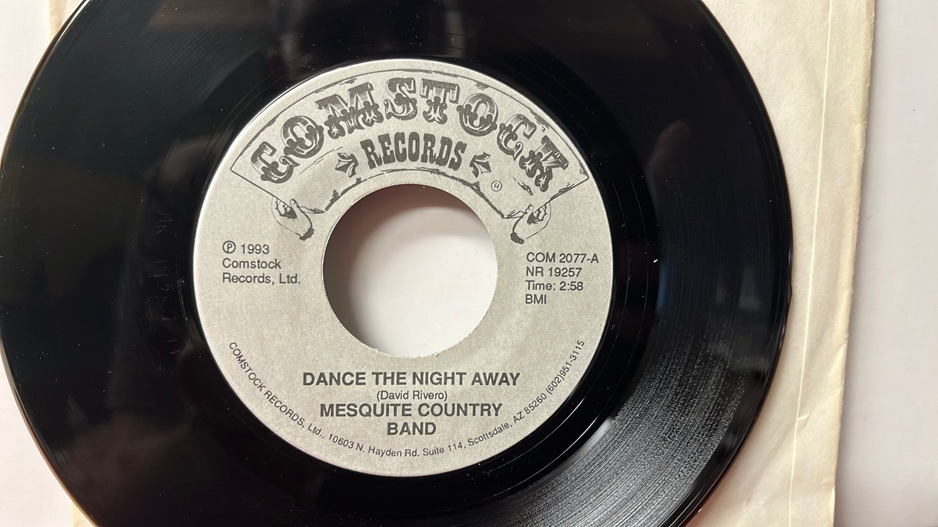Mosquite country band Dance the night away, Ophalen of Verzenden, Gebruikt, 7 inch, Country en Western