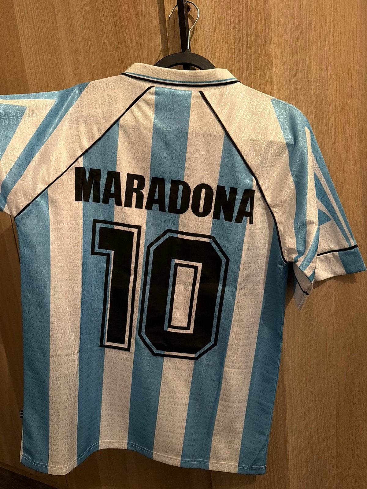 Argentinië thuisshirt WK 1994 - Maradona #10 - Maat M, Maat M, Ophalen of Verzenden, Nieuw, Shirt
