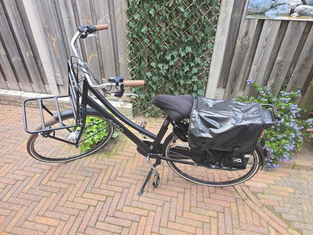 Amigo E-Pulse Dames E-bike 28 inch 50 cm 3V Matzwart, Ophalen