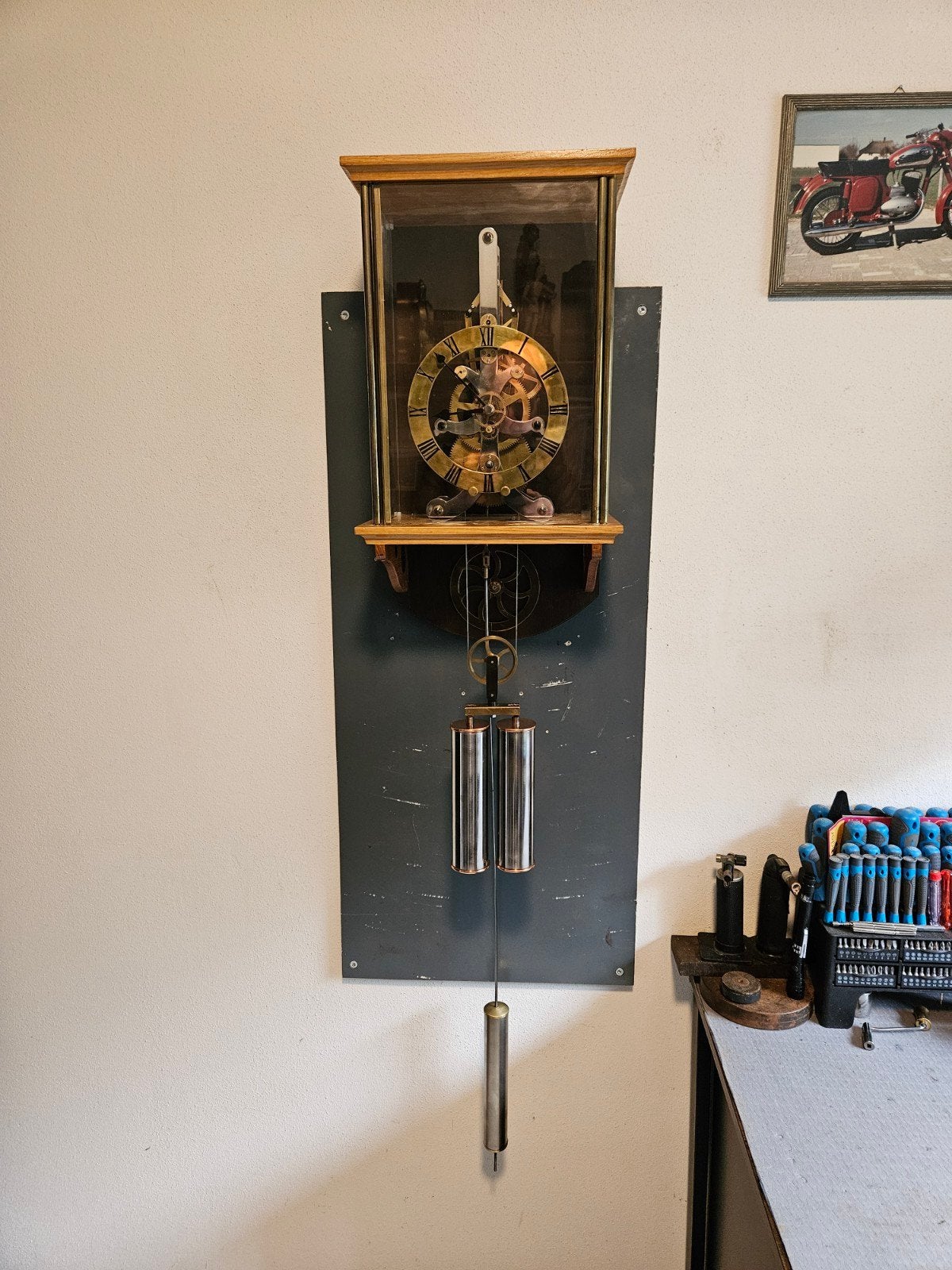 grote skelet klok, Ophalen of Verzenden