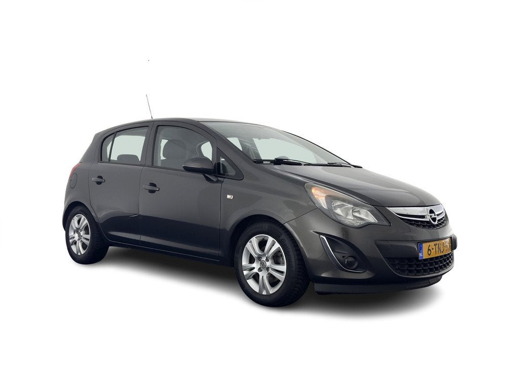 Opel Corsa 1.3 CDTi EcoFlex S/S Business+ *LEATHER-FABRIC |, Auto's, Opel, Voorwielaandrijving, Euro 5, Gebruikt, Zwart
