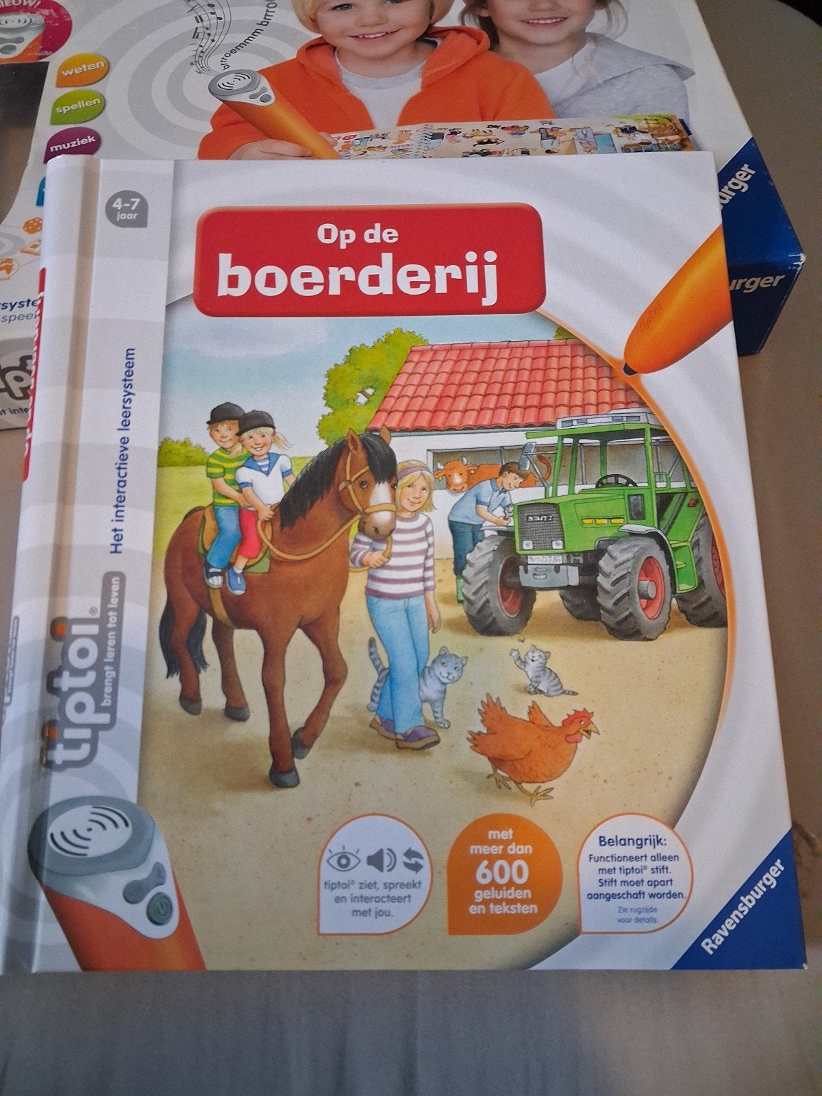 tiptoi boek 'Op de boerderij' (zonder pen), Kinderen en Baby's, Speelgoed | Educatief en Creatief, Ophalen of Verzenden, Zo goed als nieuw