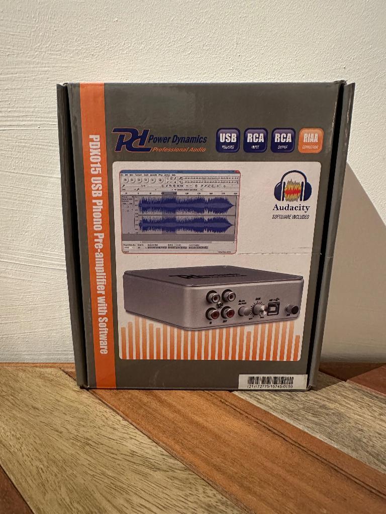 Power Dynamics PDX015 USB phono voorversterker, Ophalen of Verzenden, Nieuw, 60 tot 120 watt, Overige merken