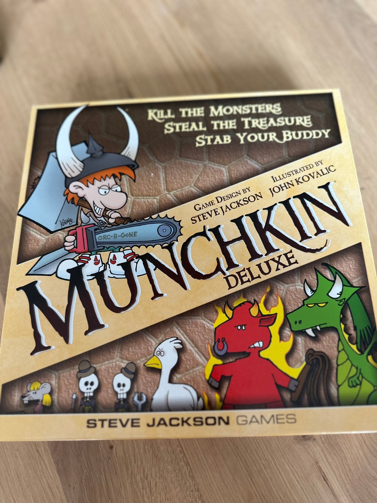 Munchkin deluxe, Ophalen of Verzenden, Zo goed als nieuw