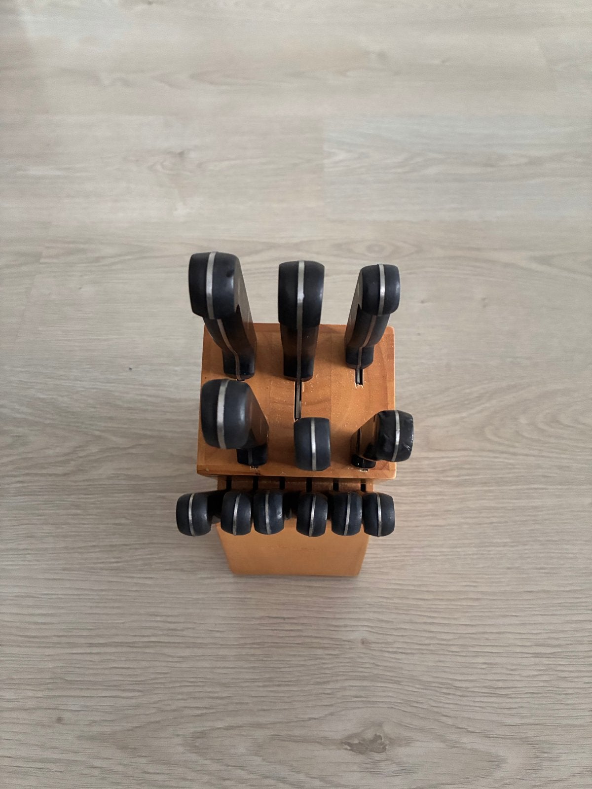 Bk Excellent messenblok 13-delig, Overige typen, Hout, Ophalen of Verzenden, Zo goed als nieuw