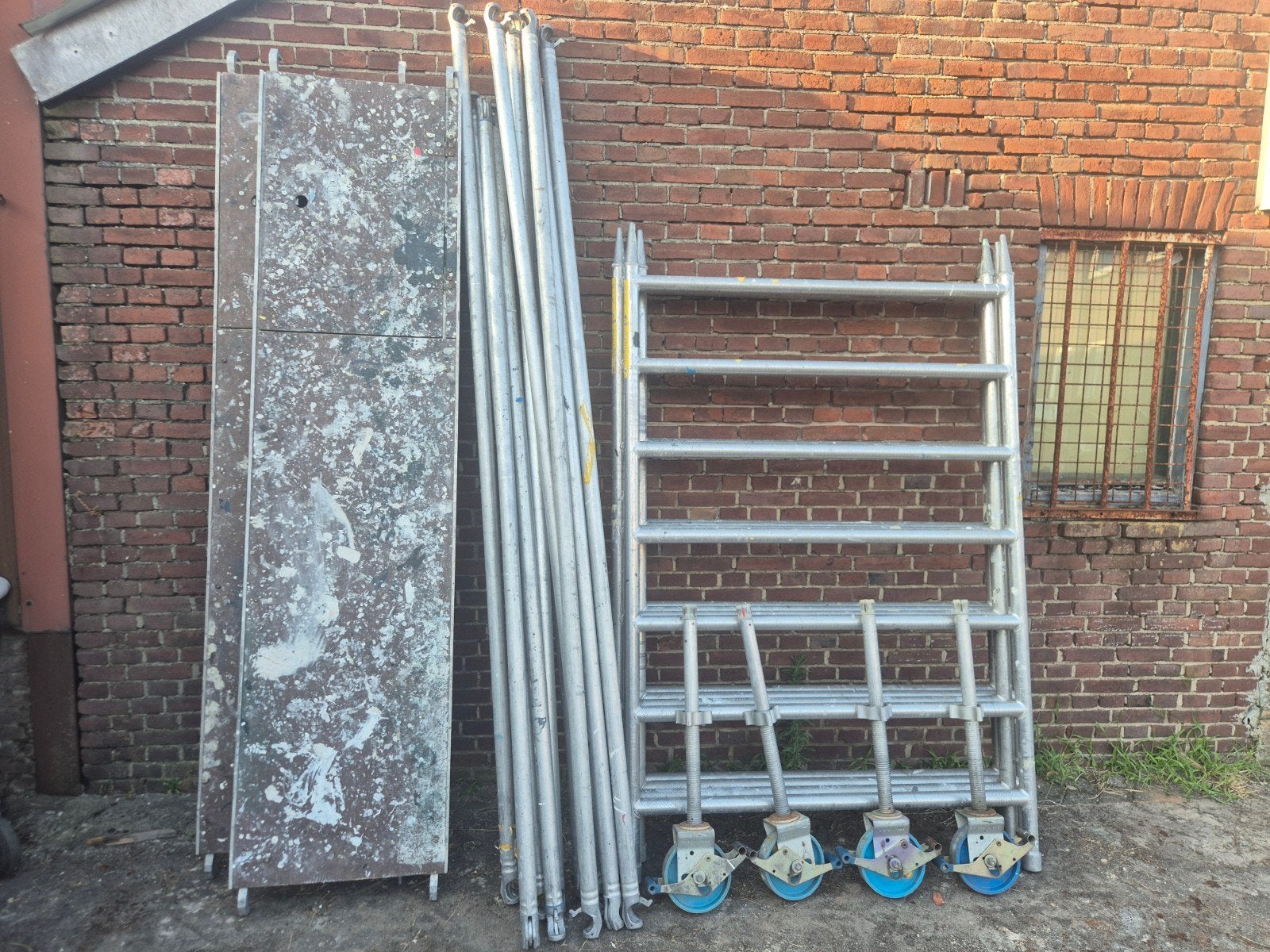 Aluminium rolsteiger, Ophalen, Gebruikt, Rolsteiger of Kamersteiger, 5 meter of hoger