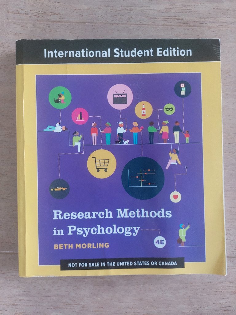 Research Methods in Psychology - Beth Morling (4e editie), Verzenden, Morling, Zo goed als nieuw, Overige onderwerpen