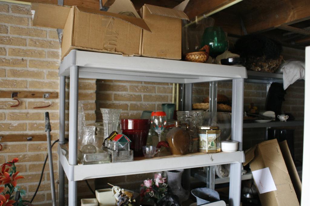 Vazen, potten, bakken, manden, decoratie, bordspellen, etc., Huis en Inrichting, Ophalen, Gebruikt, Overige kleuren, Glas