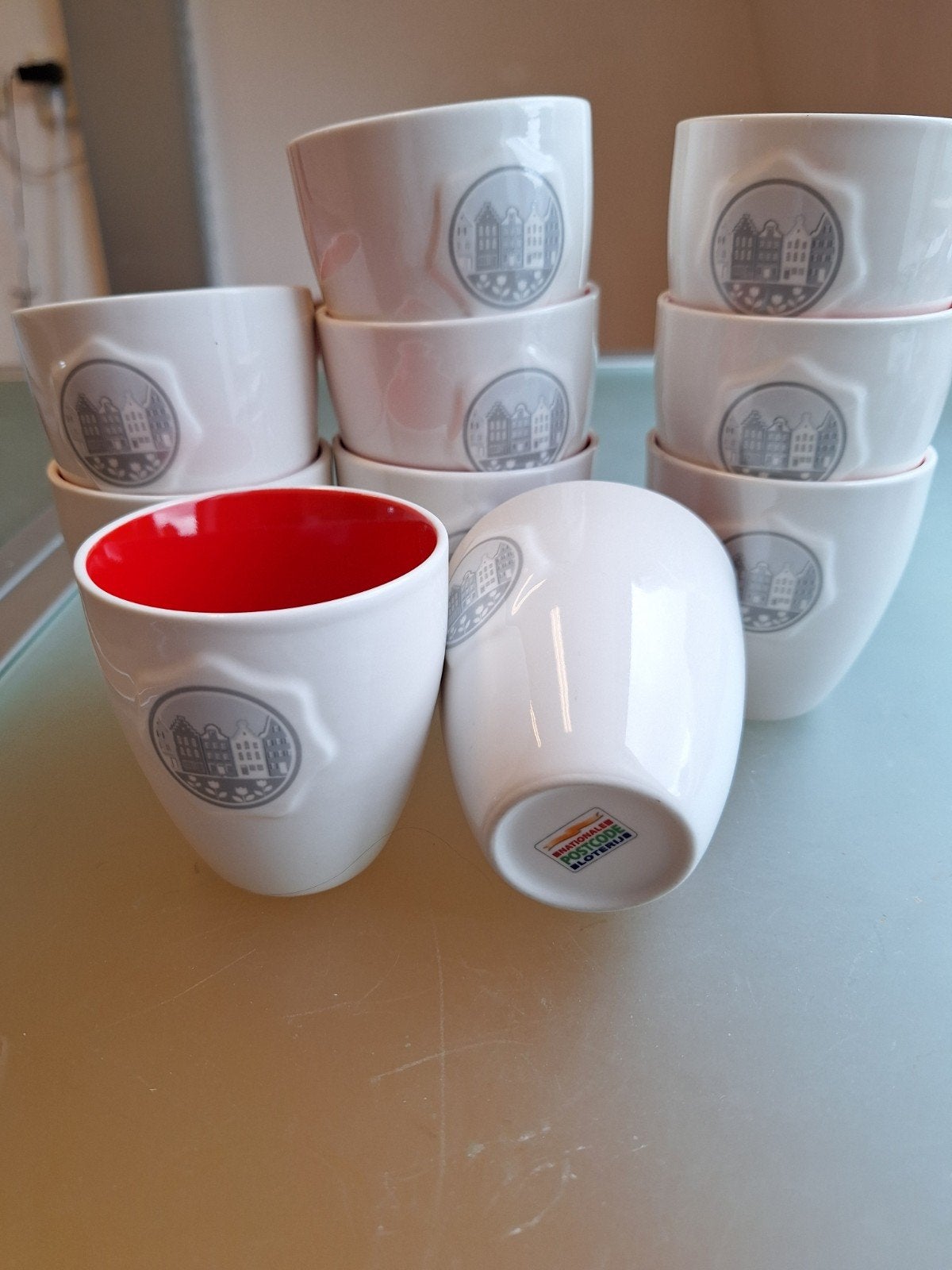 10 Senseo koffiekopjes - Postcodeloterij verzamelobject, Ophalen of Verzenden