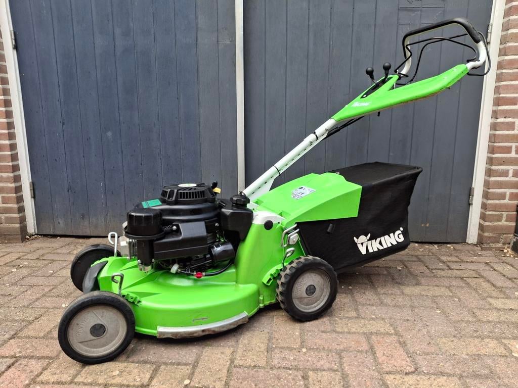 ( Stihl ) Viking MB 756.0 YC., Tuin en Terras, Grasmaaiers, Zo goed als nieuw, Benzine-grasmaaier, 50 cm of meer, Cirkelmaaier