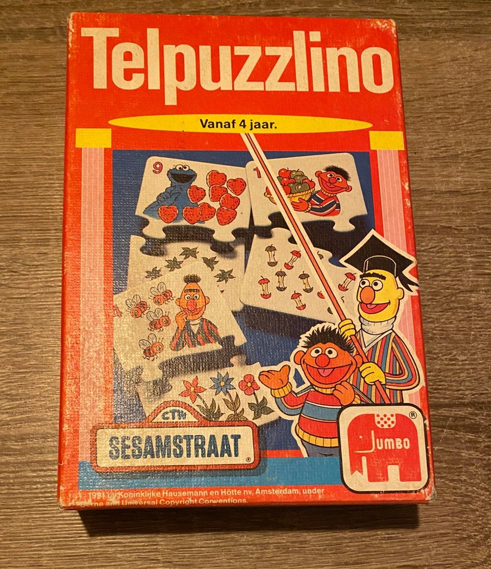 Telpuzzlino Sesamstraat, Ophalen of Verzenden, Zo goed als nieuw
