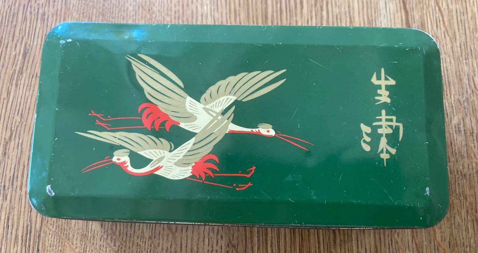 De Gruyter blikje kraanvogels, Ophalen of Verzenden, Zo goed als nieuw, Overige