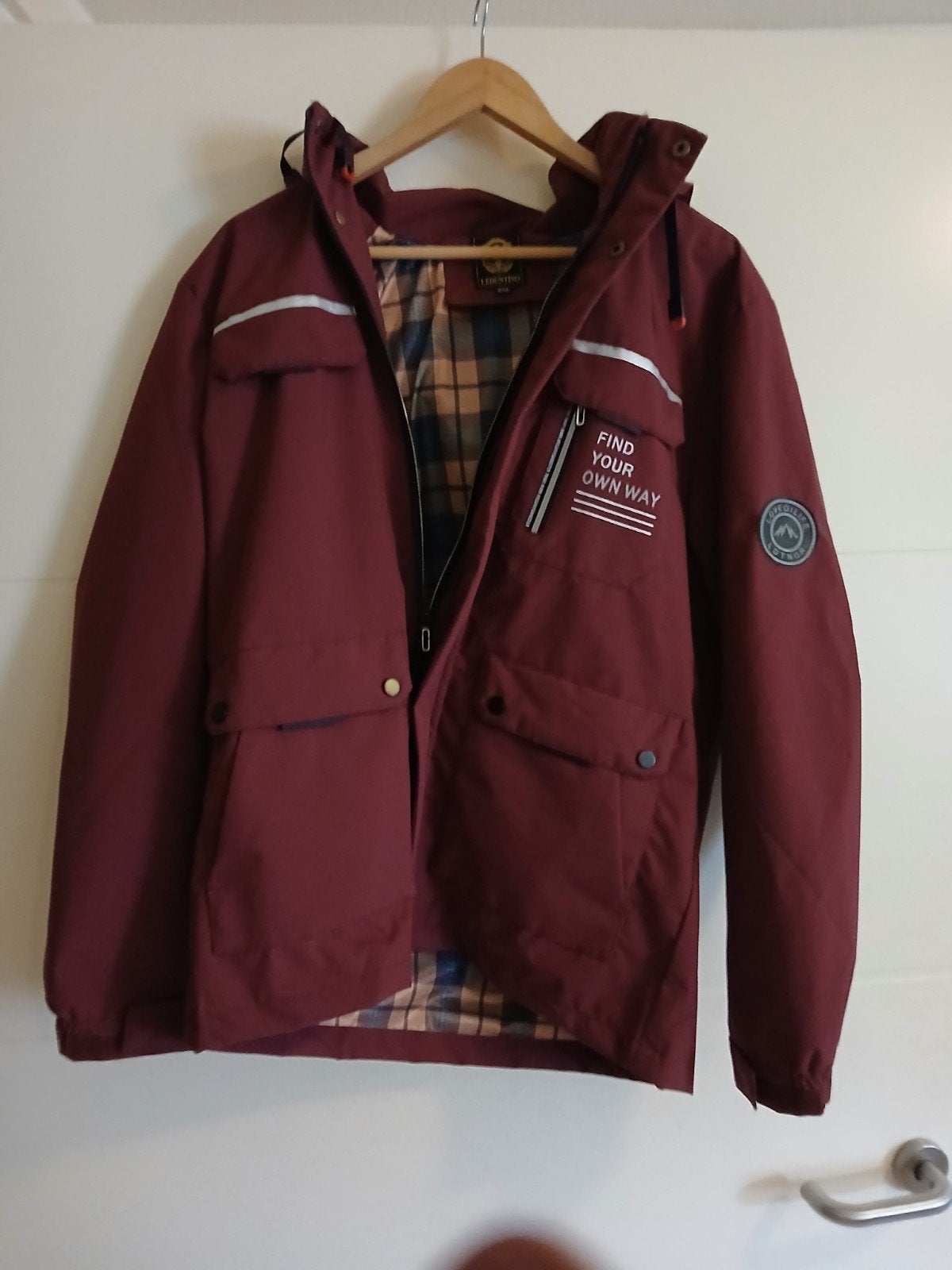 Heren tussenjas - Maat 2XL, Ophalen of Verzenden, Overige maten, Rood