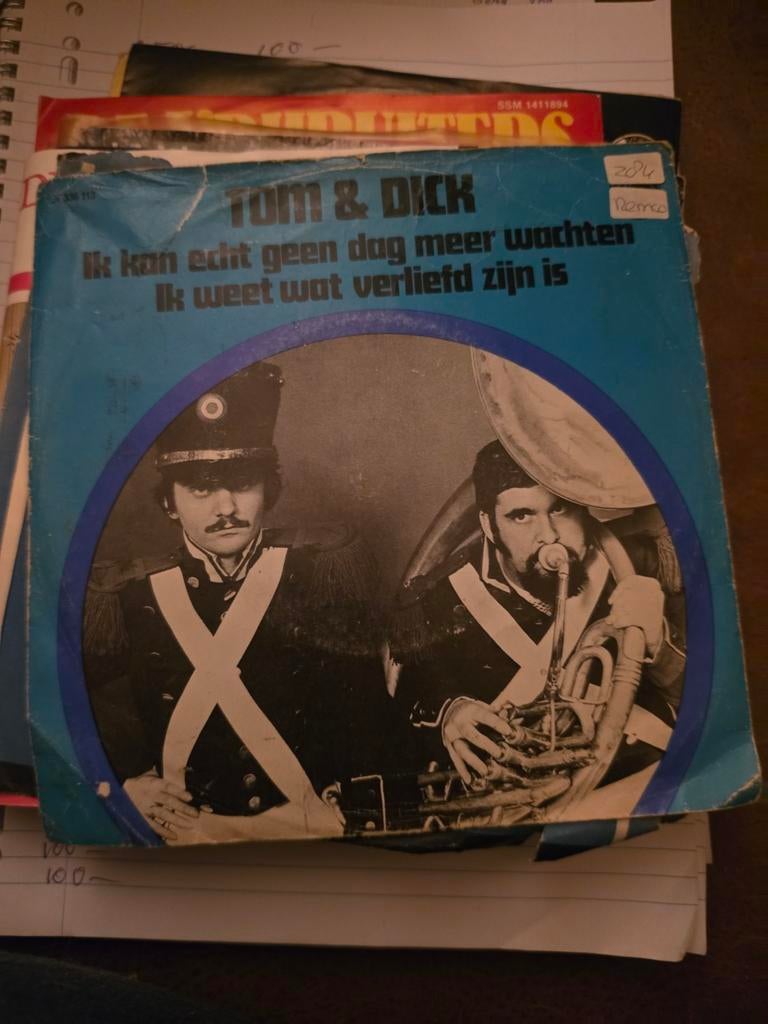 Tom & Dick - Ik kan echt geen dag meer wachten Single, Ophalen of Verzenden, Gebruikt, Nederlandstalig