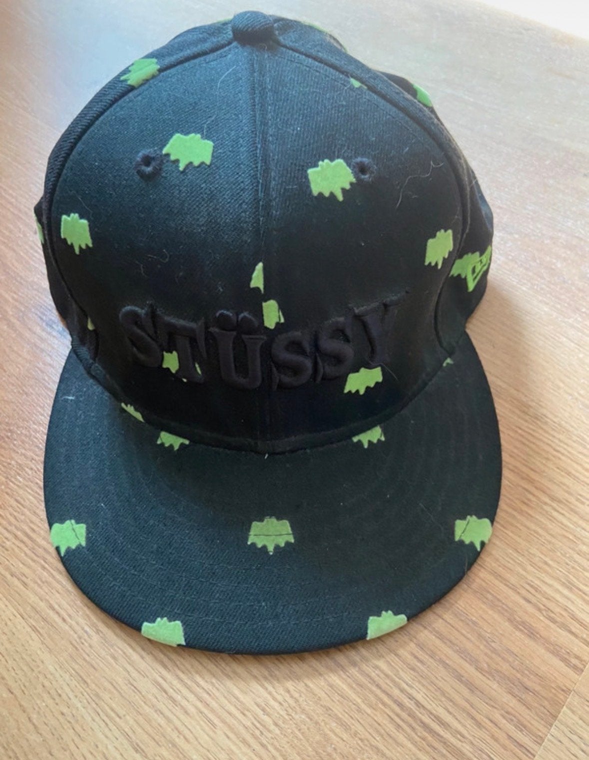 Stussy New Era 59Fifty fitted cap 7 5/8, Ophalen of Verzenden, Zo goed als nieuw, 60 cm (XL, 7½ inch) of meer, Pet