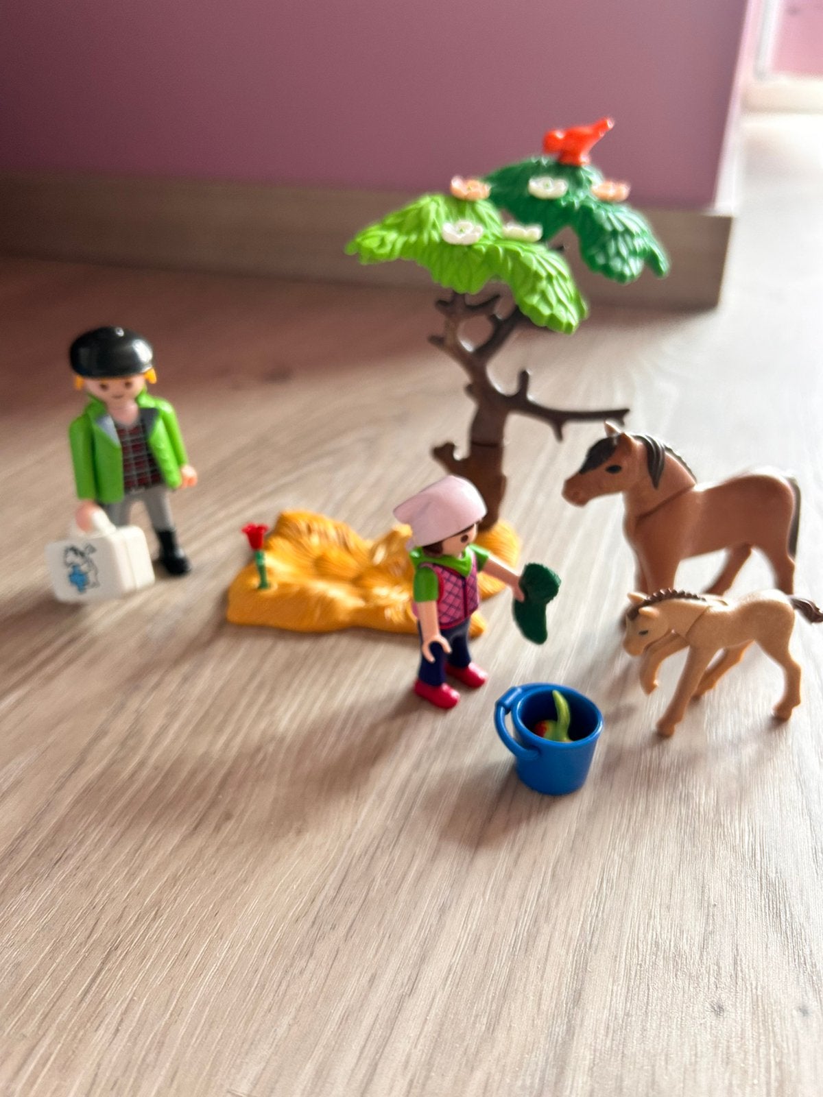 PLAYMOBIL 6949 country dierenarts met pony’s, Ophalen of Verzenden, Zo goed als nieuw