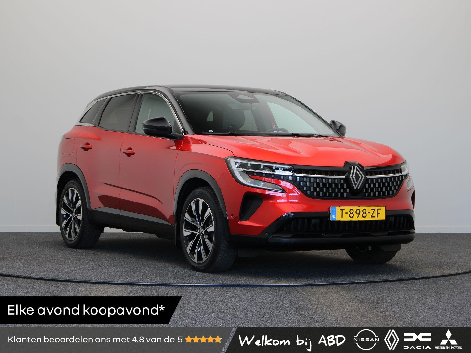 Renault Austral mild hybrid 130pk Techno | Trekhaak | Voorru, Auto's, Voorwielaandrijving, Gebruikt, 1199 cc, Leder en Stof