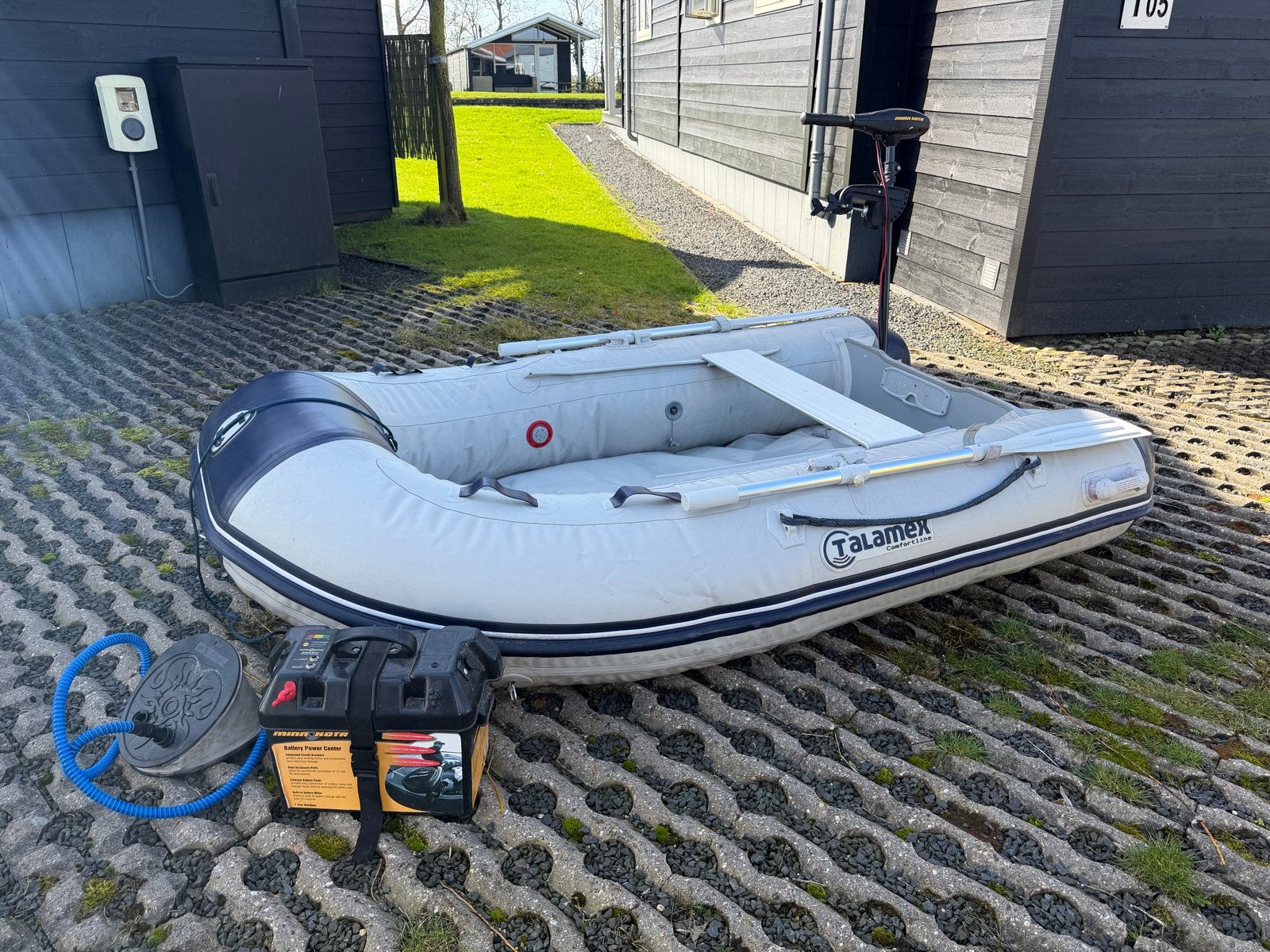 Talamex TLA250 Opblaasboot met Minn Kota elektromotor, Ophalen, 2 pk, Elektrisch, 0 cm