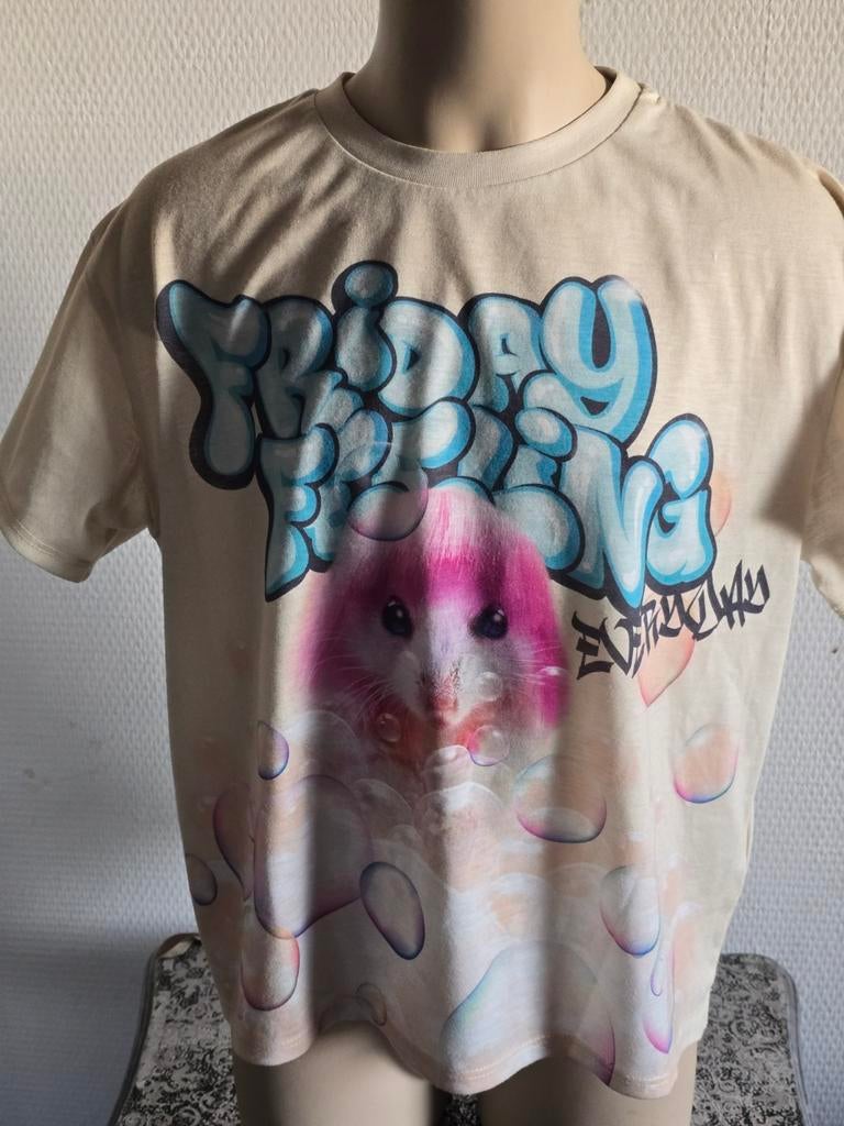 H&M meisjes t-shirt maat 146-152, Gebruikt, Meisje, H&M, Ophalen of Verzenden