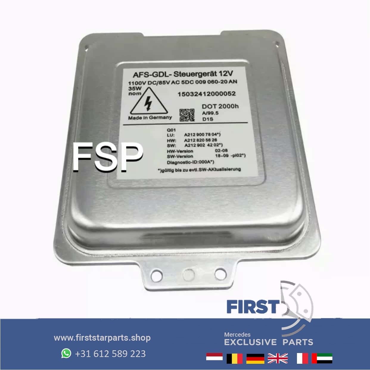 A2129003502 XENON KOPLAMP MODULE Mercedes E Klasse W212 W207, Gebruikt, -, Ophalen of Verzenden, -