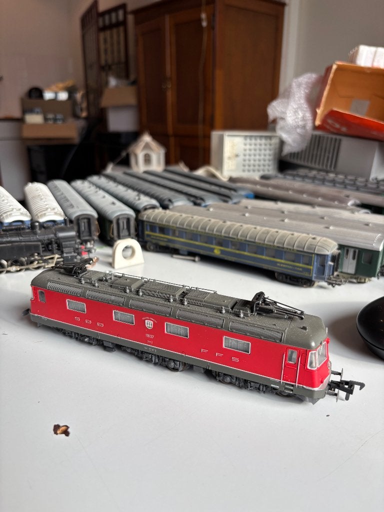 Lima locomotief sbb ffs 11637 h0, Ophalen of Verzenden, Gelijkstroom, Locomotief, Lima